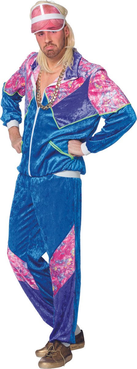 Joggingpak heren 80s - Maatkeuze: Maat 64