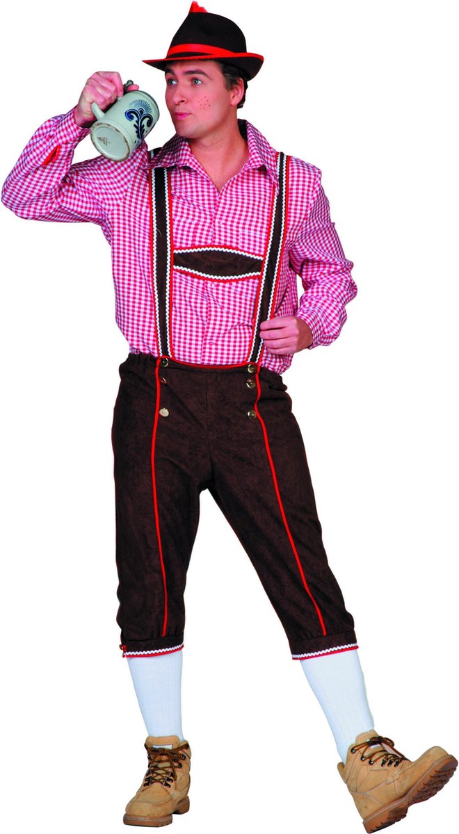 Oktoberfest broek bruin elite - Maatkeuze: Maat 56