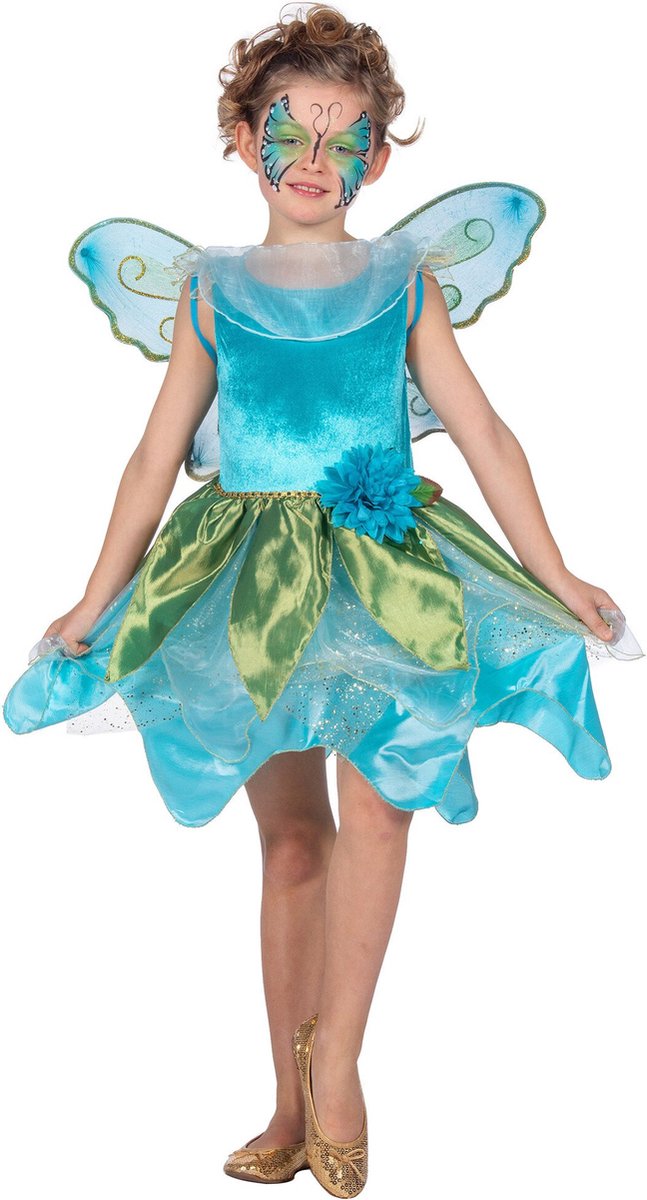 Vlinder Jurkje Aqua Mira Kind - Maat 116