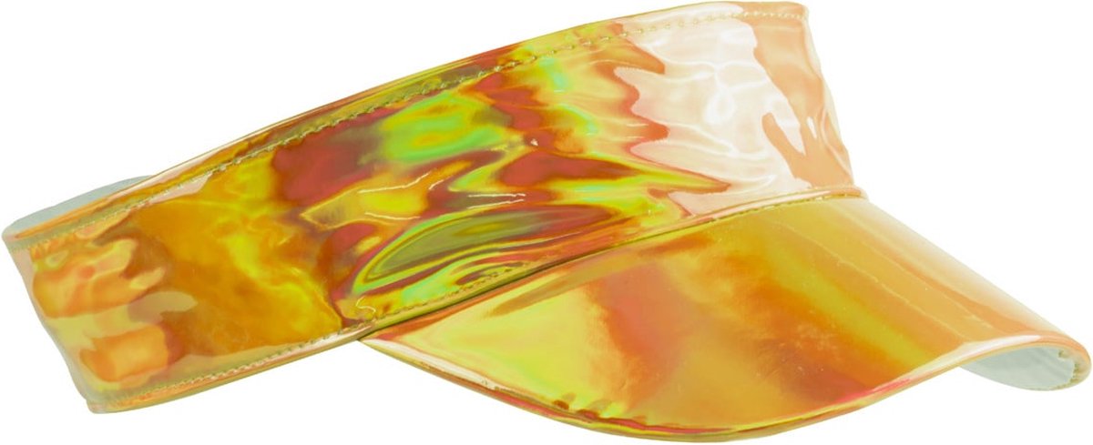 Zonneklep Bling goud hologram