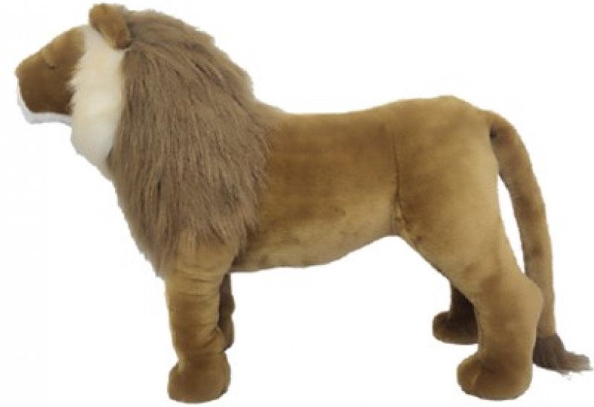 Wild & Soft Pluche Leeuw - Staand - 62 cm - Bruin