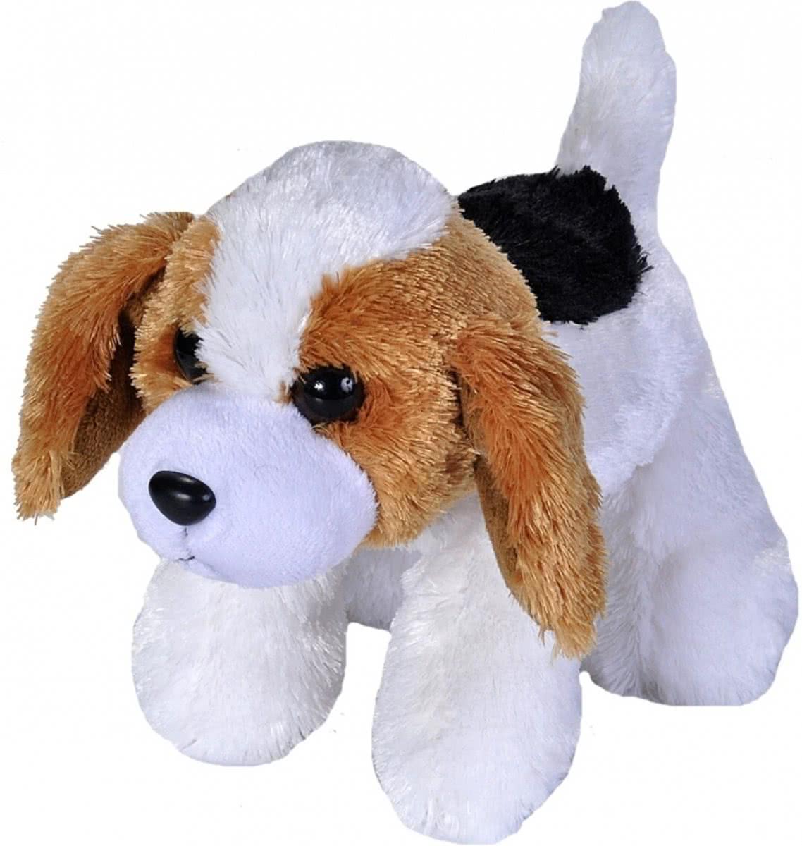 Pluche Beagle honden knuffel 18 cm - knuffeldier