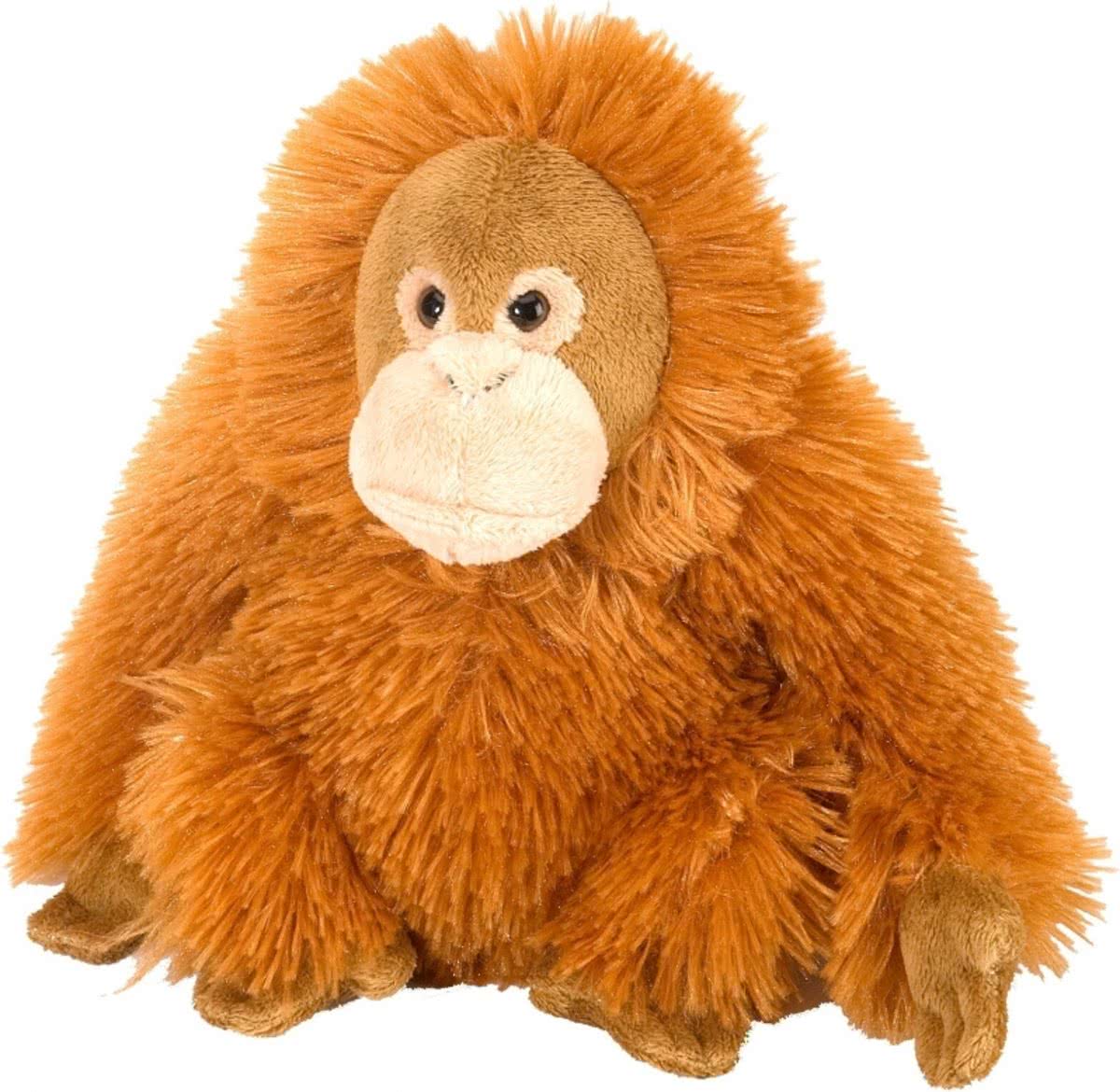 Pluche knuffel Orang Oetan oranje 20 cm - knuffeldier