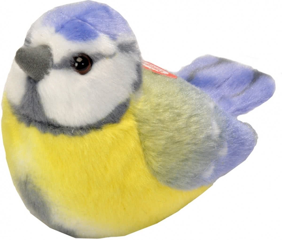 Pluche pimpelmees 14 cm