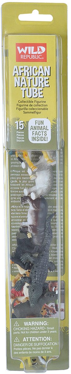 Wild Republic: 15 plastic Afrikaanse Dieren