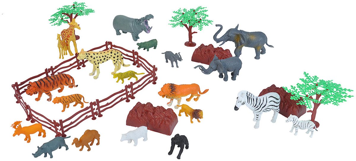 Wild Republic: 36 plastic Diverse Dieren