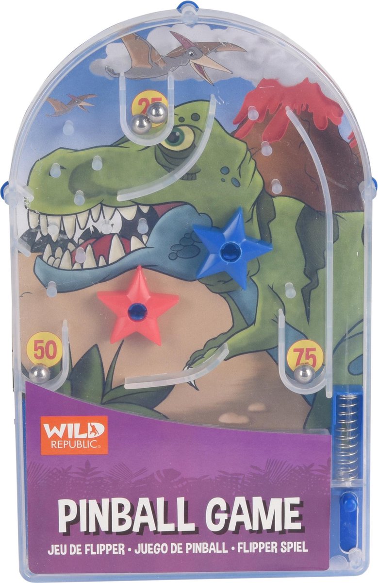 Wild Republic Flipperspel Dino Junior 11,5 X 18,5 Cm Pp