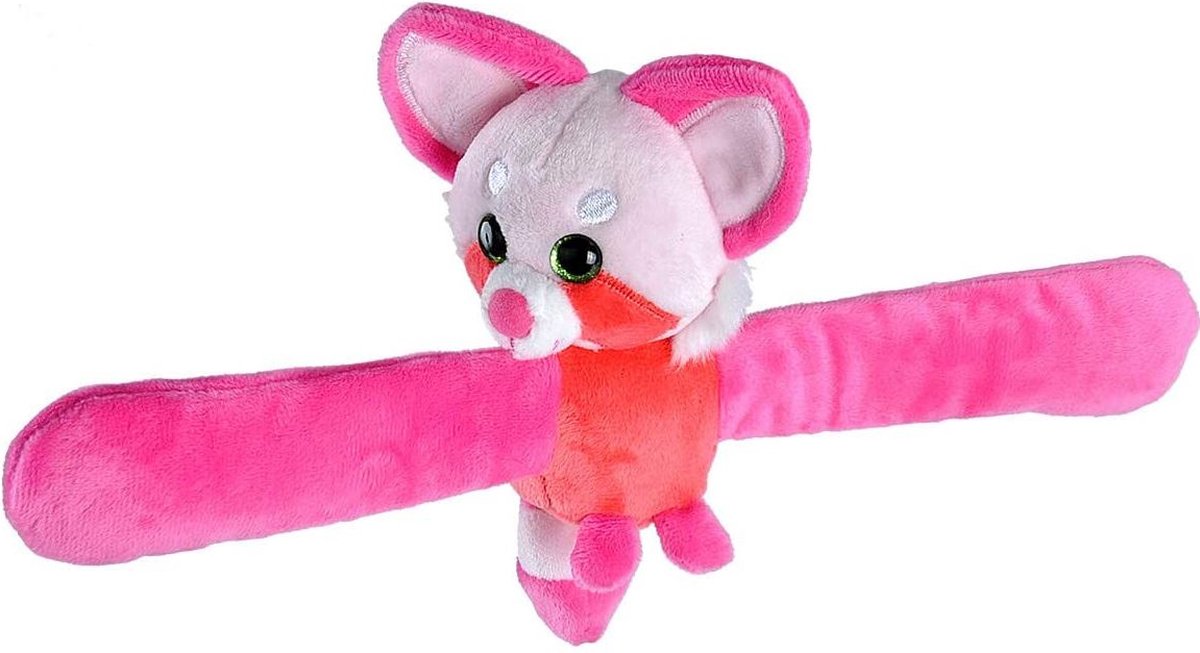 Wild Republic Knuffelarmband Panda Junior 20 Cm Pluche Oranje