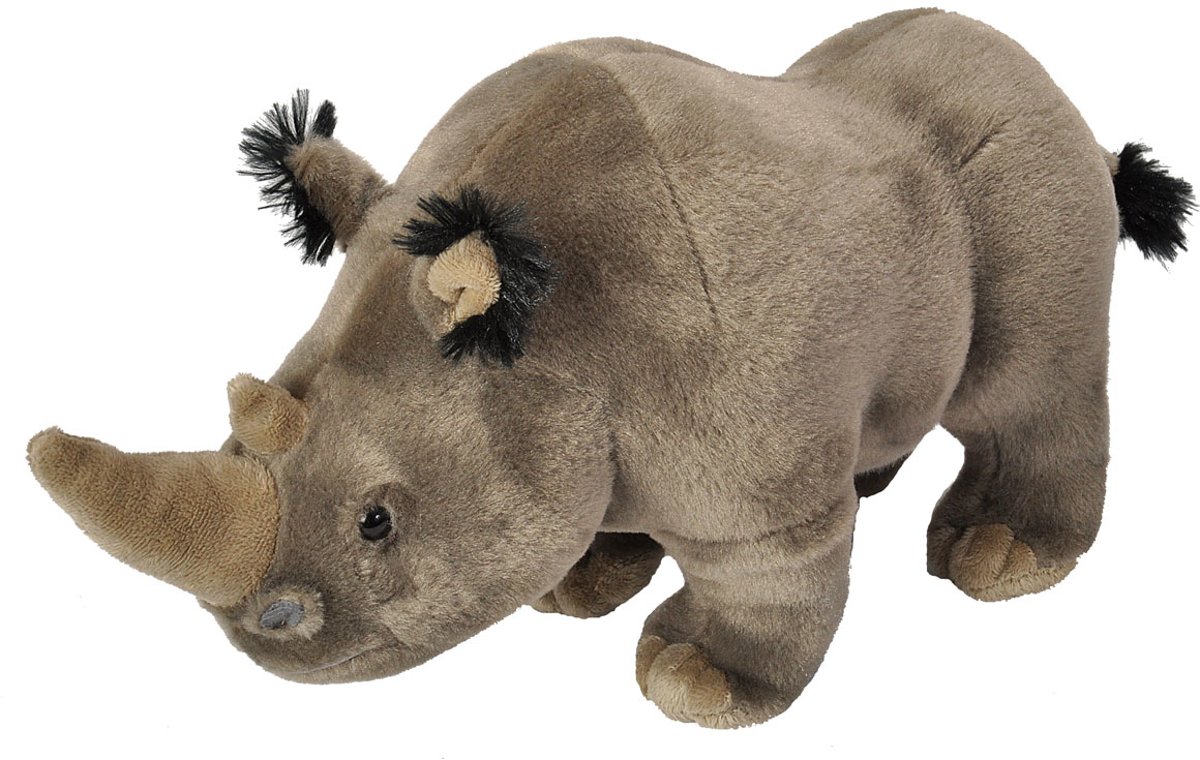 Wild Republic: Neushoorn - 30 cm - pluche