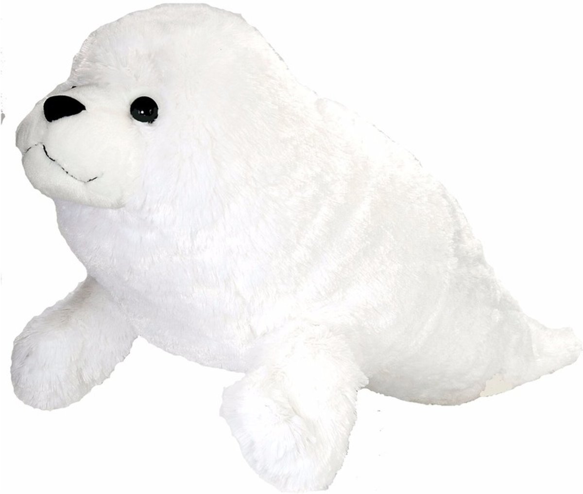 Witte pluche zeehond 76 cm
