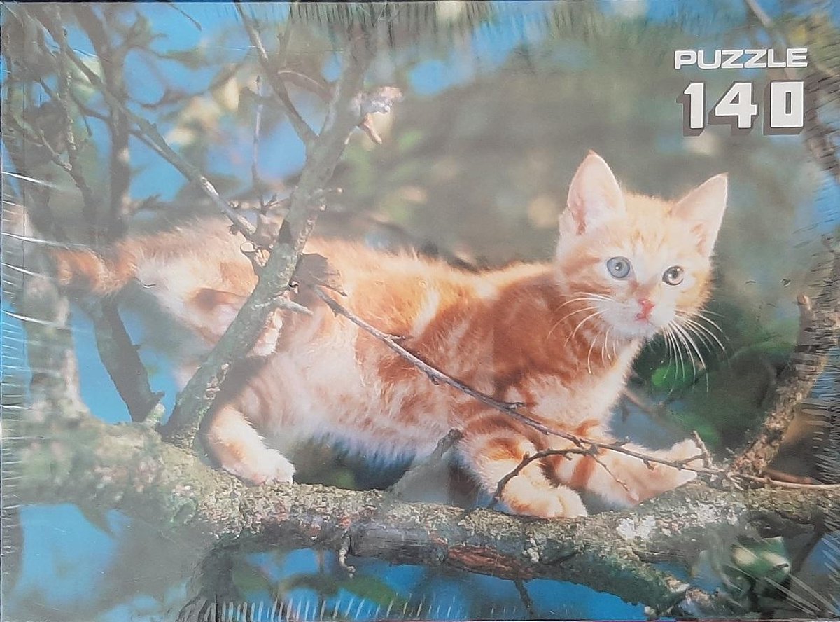 Puzzel Poes in Boom 140 pieces Wild Horse