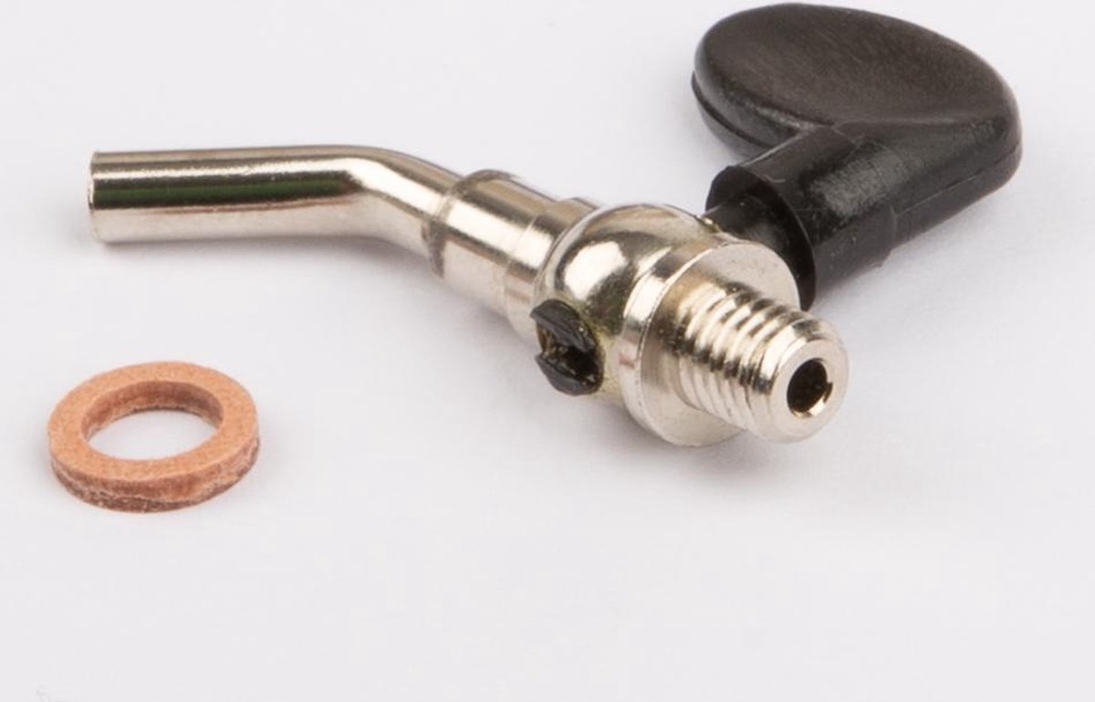 Wilesco - Wasserablaufhahn Nickel A388 - WIL01458-Model speelgoed / kits / sets / accessoires voor kinderen om te bouwen (hobbys en creatief speelgoed voor kinderen)