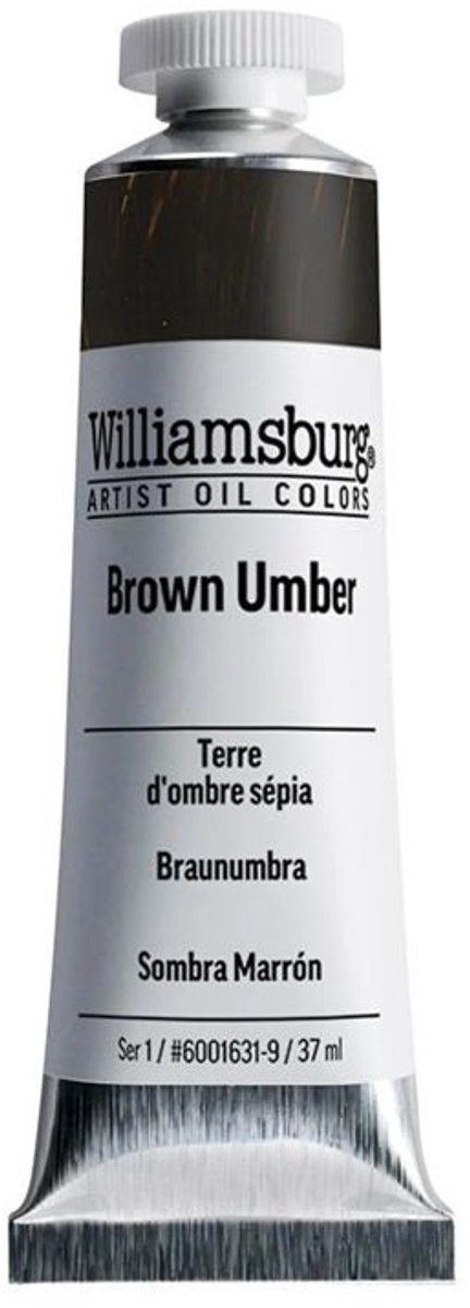 Williamsburg Olieverf Bruine Omber Tube 37 ml