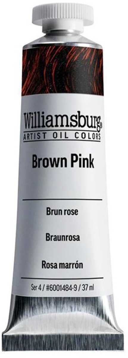 Williamsburg Olieverf Bruinroze Tube 37 ml