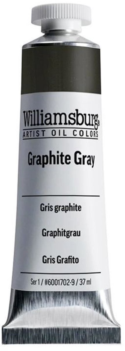 Williamsburg Olieverf Grafitgrijs Tube 37 ml