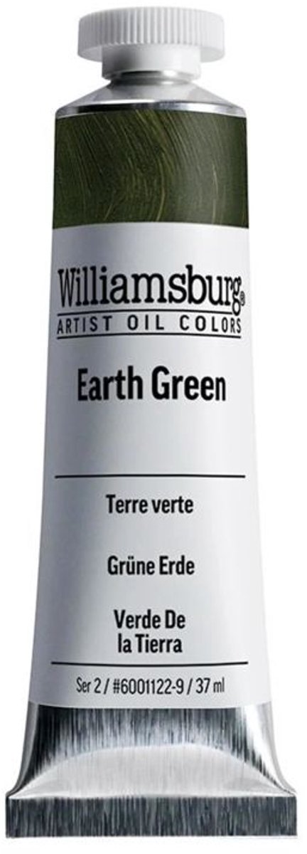 Williamsburg Olieverf Groene Aarde Tube 37 ml