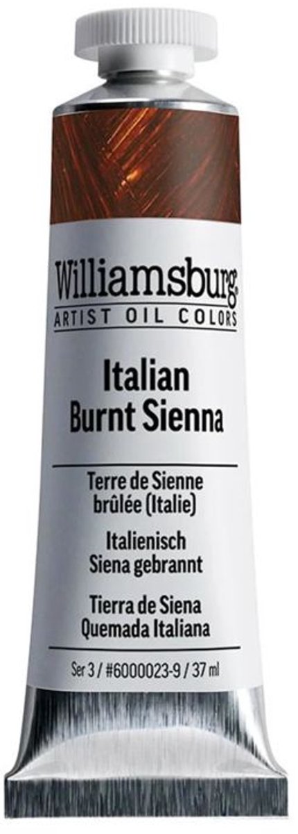 Williamsburg Olieverf Italiaans Sienna Gebrand Tube 37 ml