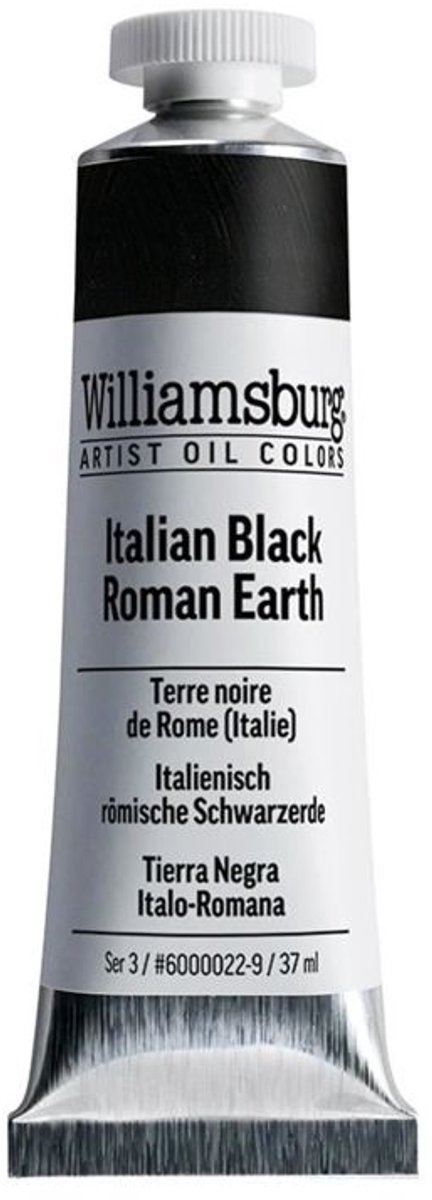 Williamsburg Olieverf Italiaans Zwarte Romaanse Aarde Tube 37 ml