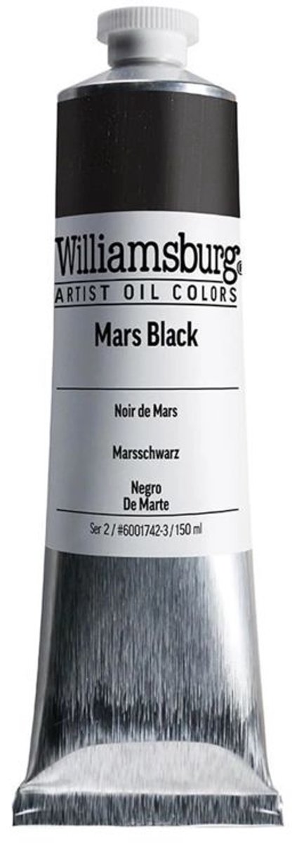 Williamsburg Olieverf Marszwart Tube 150 ml Transparant