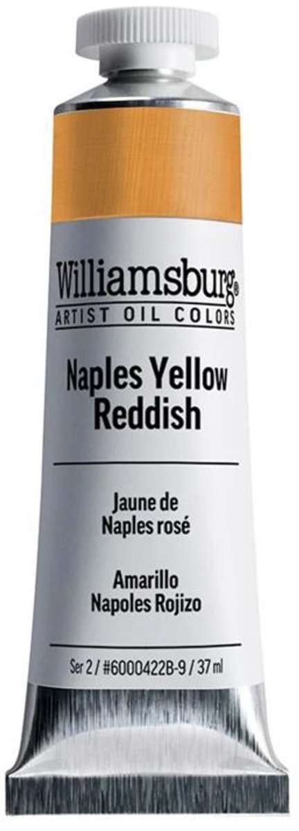 Williamsburg Olieverf Napelsgeel Rood Tube 37 ml