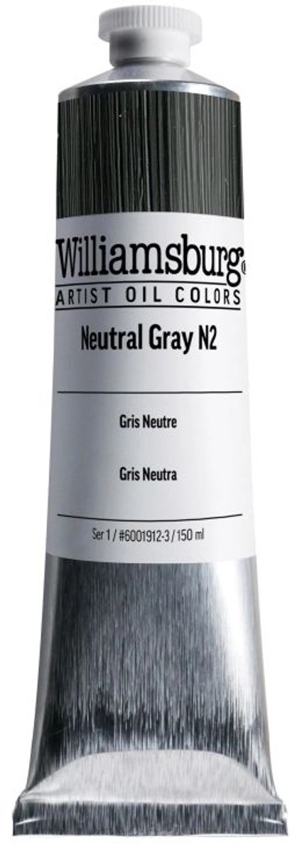Williamsburg Olieverf Neutraal Grijs N2 Tube 150 ml