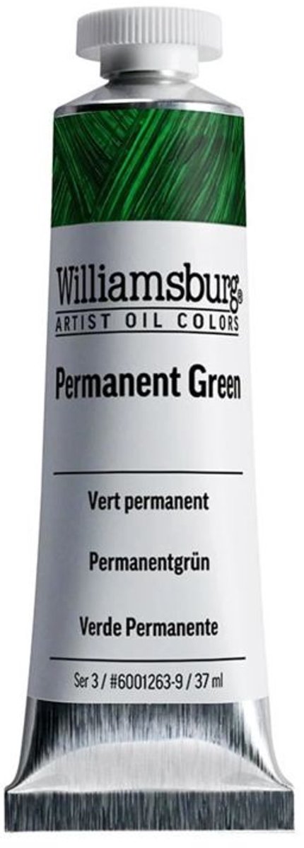 Williamsburg Olieverf Permanentgroen Tube 37 ml