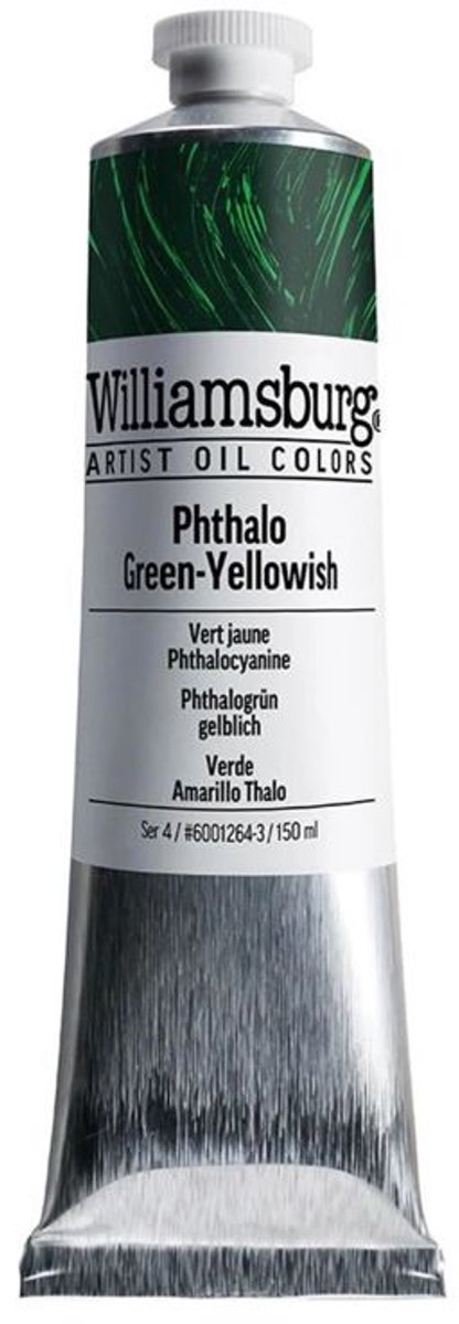Williamsburg Olieverf Phthalogroen Geel Tube 37 ml