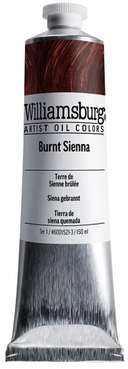 Williamsburg Olieverf Sienna Gebrand Tube 150 ml