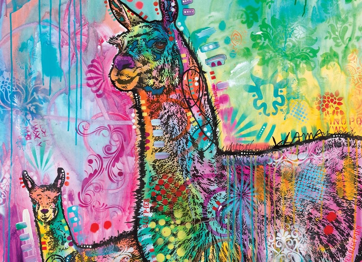 Llama Mama Puzzel 1000 Stukjes