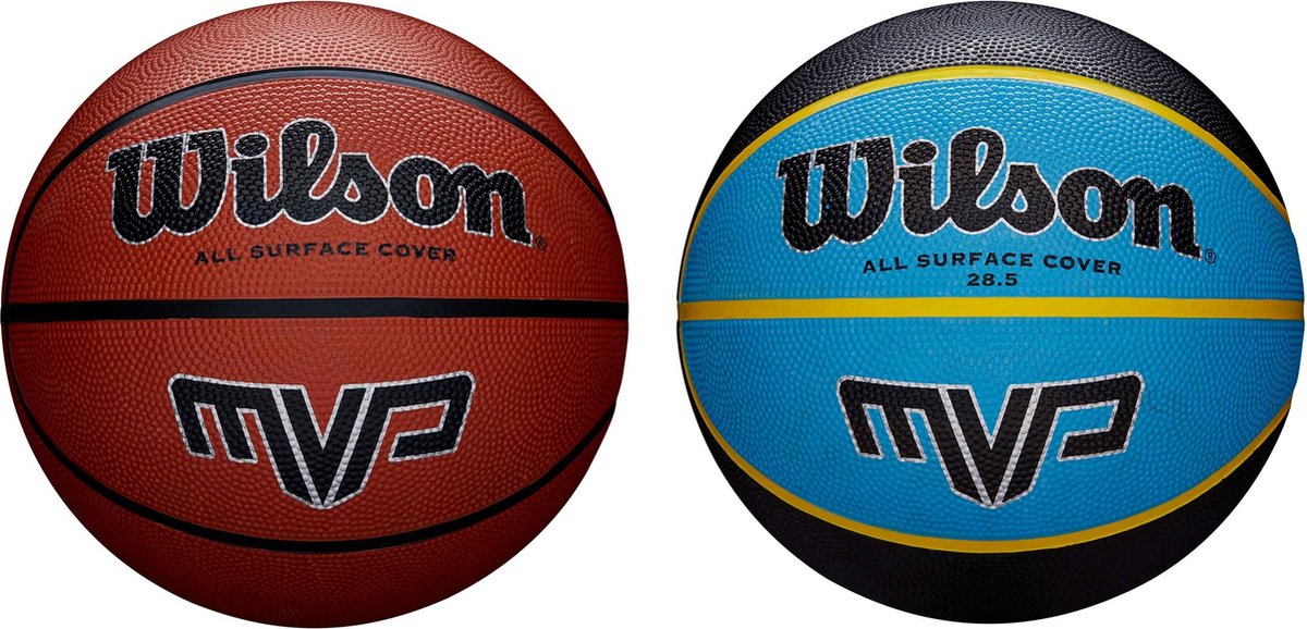 Wilson basketbal MVP V2 - Bruin - maat 5 - duurzame grip.