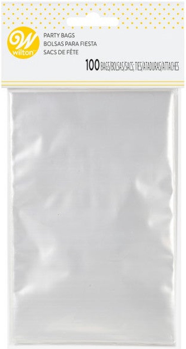 Wilton Traktatiezakjes Doorzichtig Mini pk/100