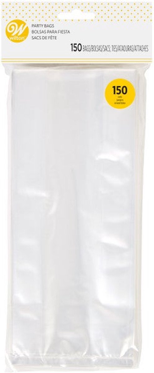 Wilton Traktatiezakjes Doorzichtig pk/150