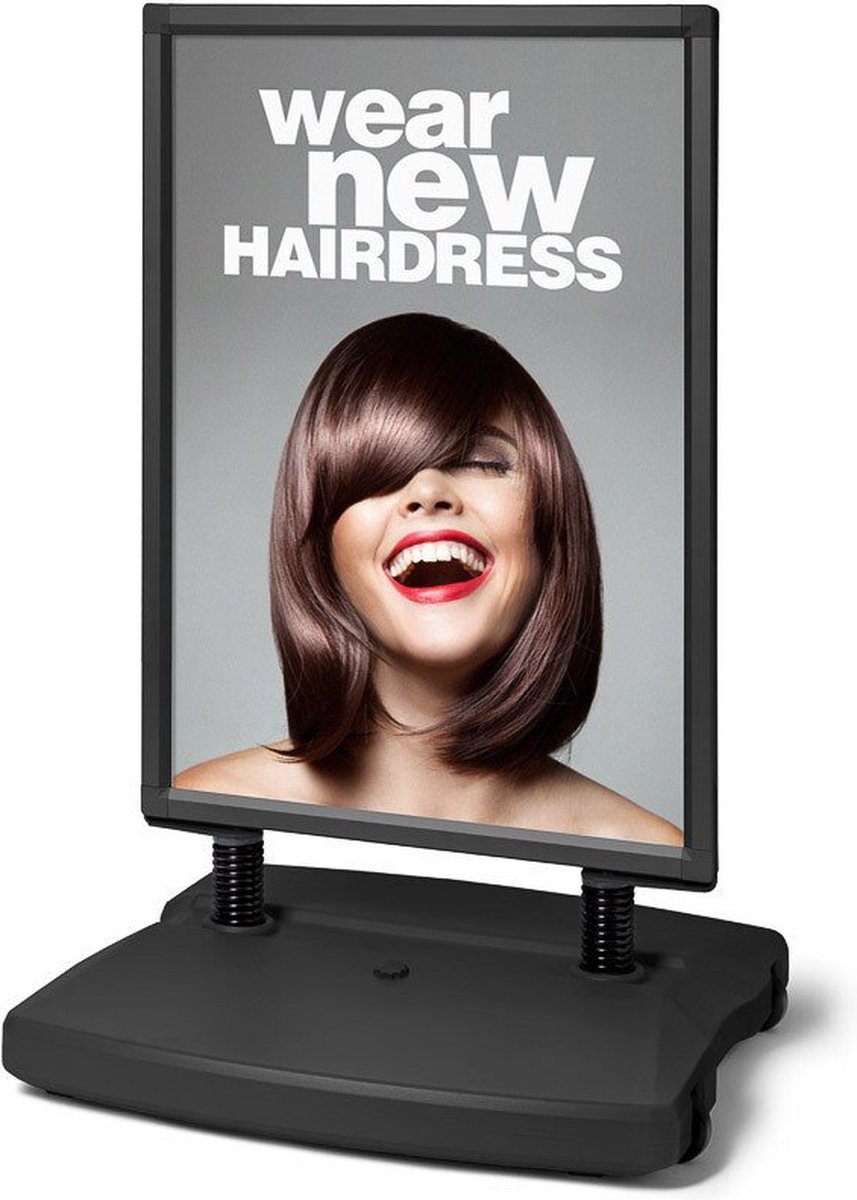  ® Excel Plastic Voet Weerbestendig 70 X 100 cm Zwart - WTR70X100WRBLK - Horeca & Professioneel