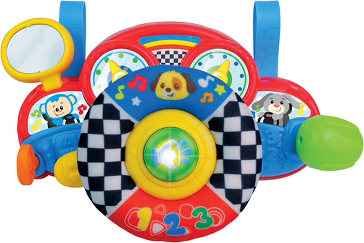 WINFUN Babyleerstuur met realistische geluidseffecten en melodieën