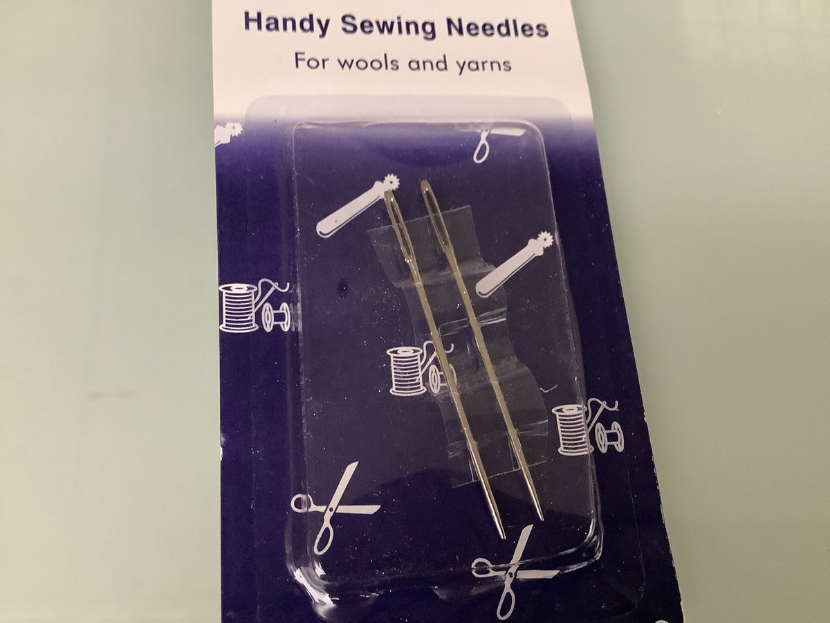 Wvsa.nl Naald. Handwerknaalden 2 stuks. Voor wol.