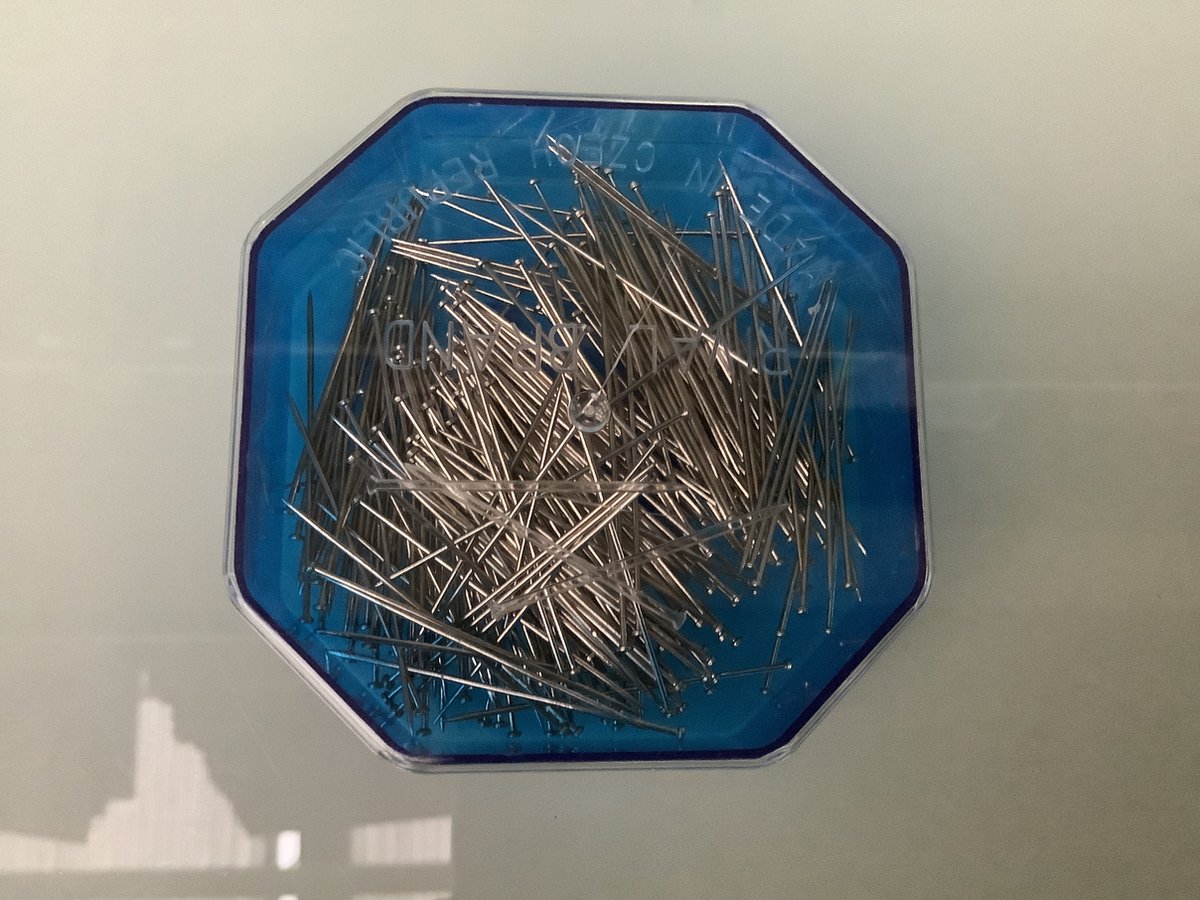 Wvsa.nl spelden nickel. 200 pcs. Universele speld.