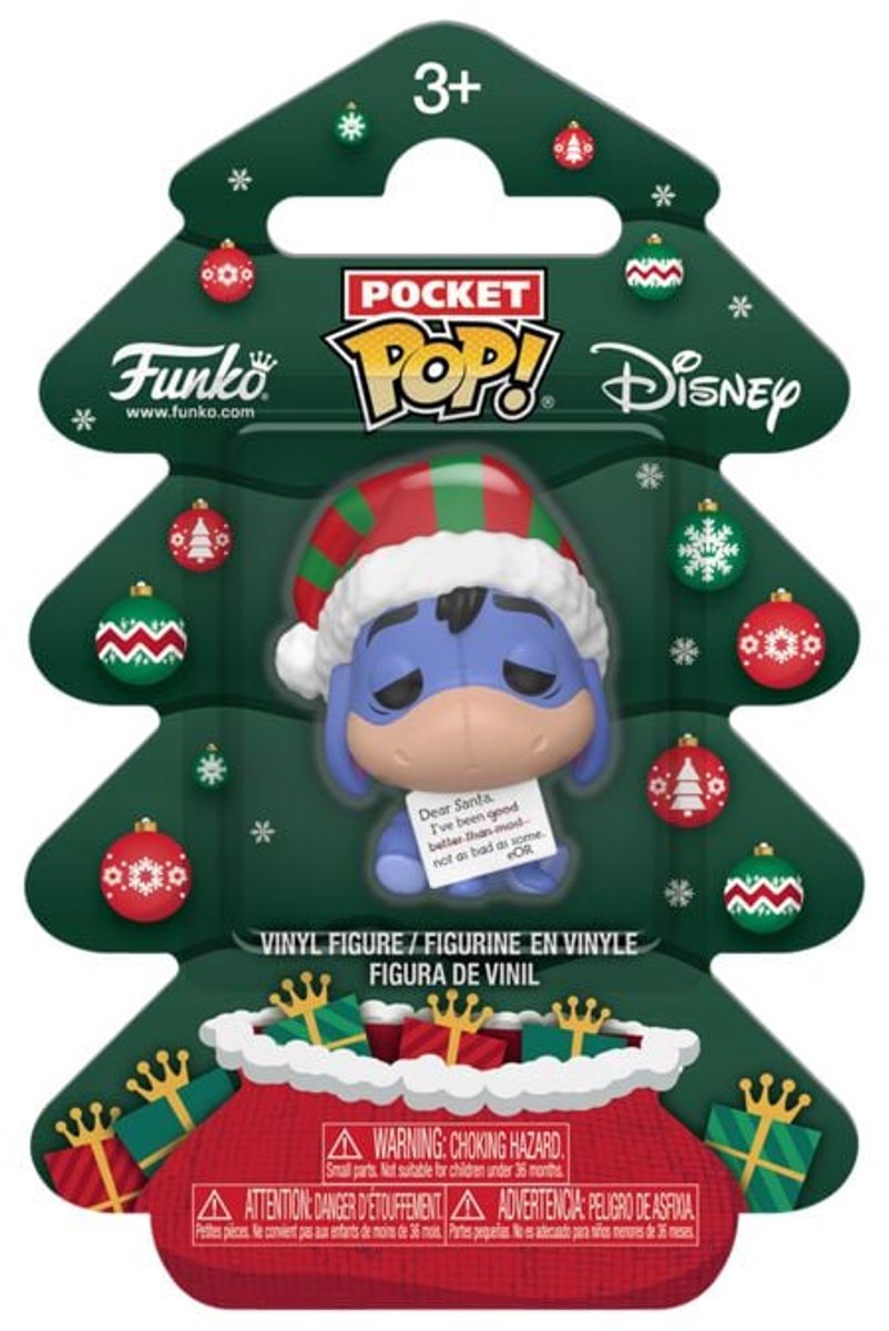 Winnie The Pooh Eeyore Pocket Pop! Unisex Funko Pocket Pop! - Neutraal - Standard