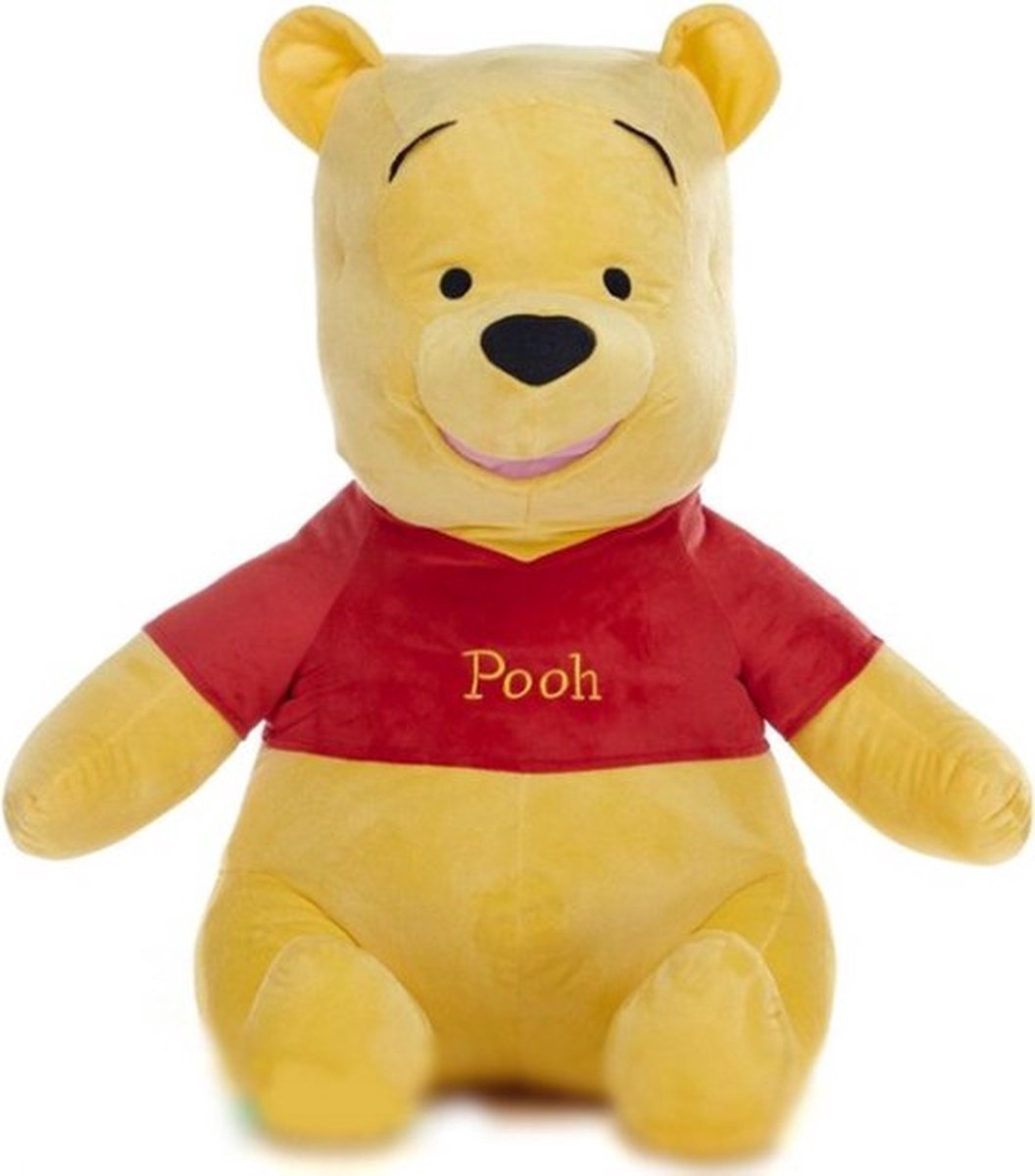 Winnie de Poeh Pluche Knuffel XXL 80 cm - Disney XL Plush - Grote Winnie The Pooh Knuffels - Speelgoed voor Kinderen Jongens Meisjes - Extra Groot Knuffeldier Knuffelpop - Tijgertje Iejoor Knorretje