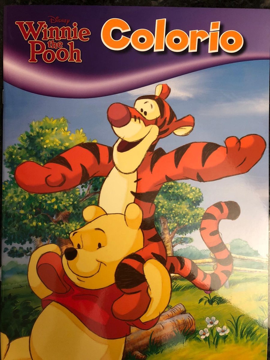 kleurboek winnie the pooh en tijgertje vol met kleurplaten