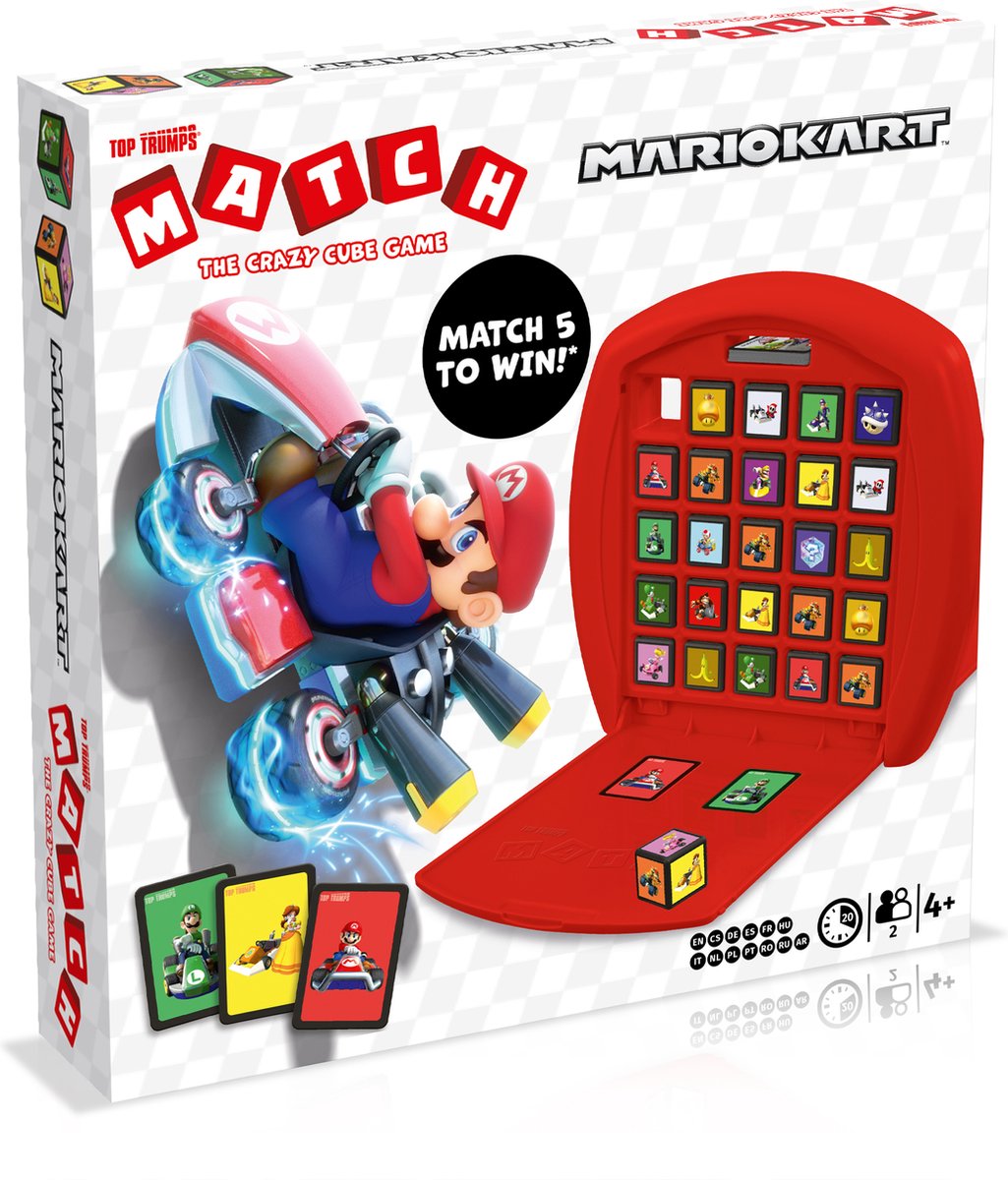 Identity Games Match 5 op een Rij Super Mario Kart