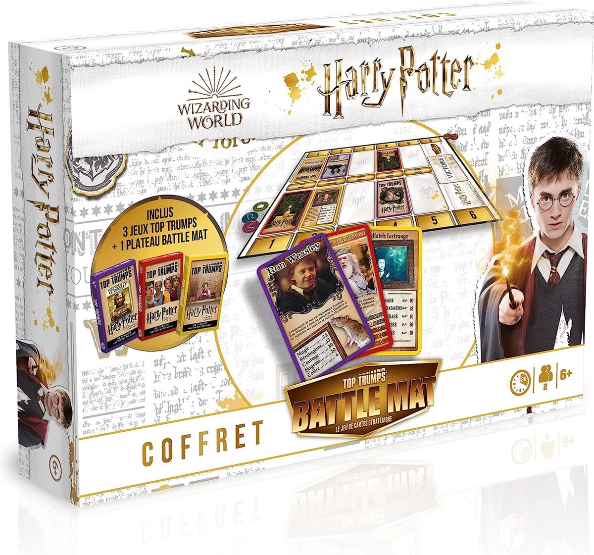 Top Trumps - Coffret 3 en 1 - Battle Mat Harry Potter