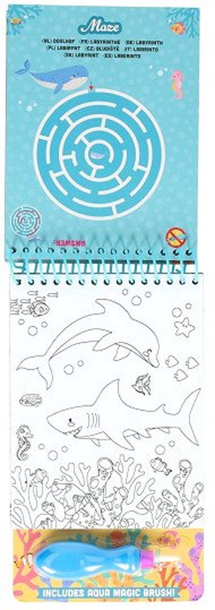 Aqua Teken- en Activiteitboek D