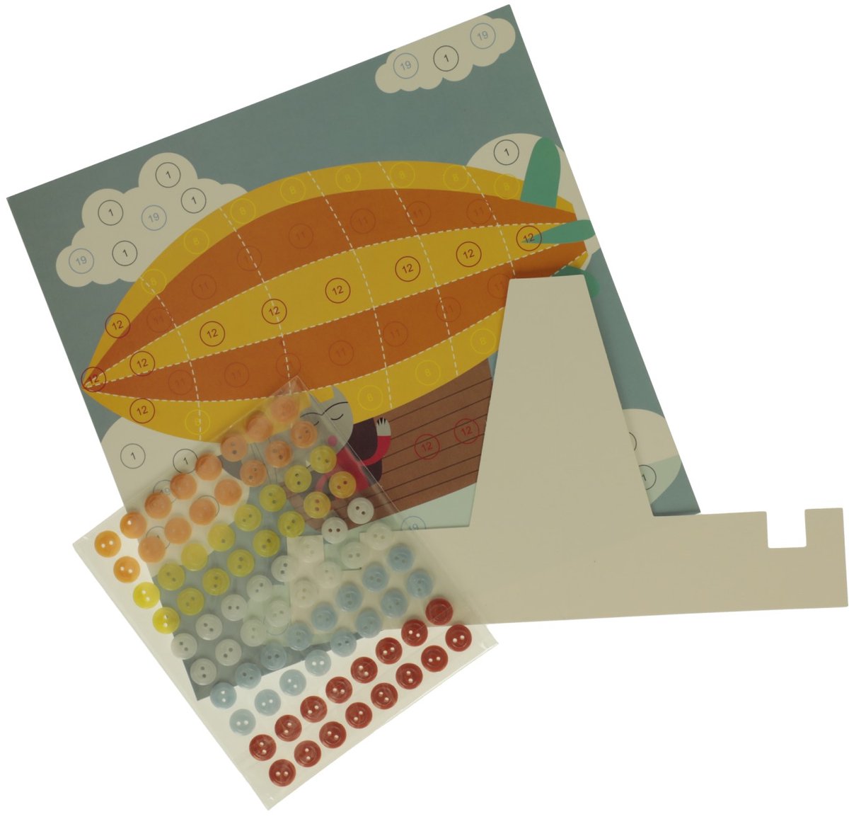 Button Art Schilderij Versieren