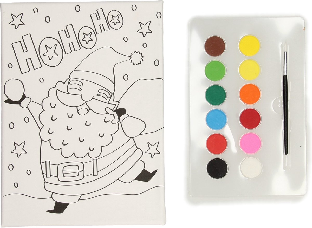 Canvas Schilderset Kerst