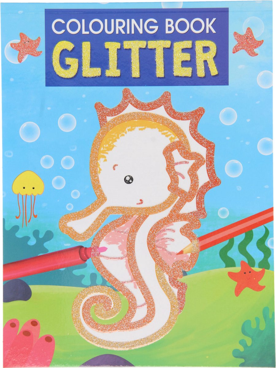 Glitter Kleurboek Onderwater