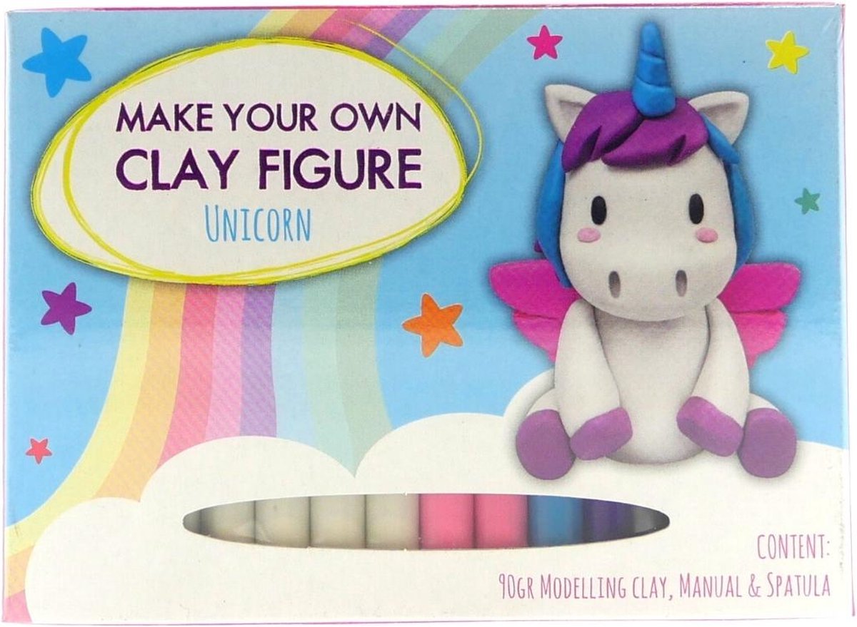 Klei Figuur Set Unicorn
