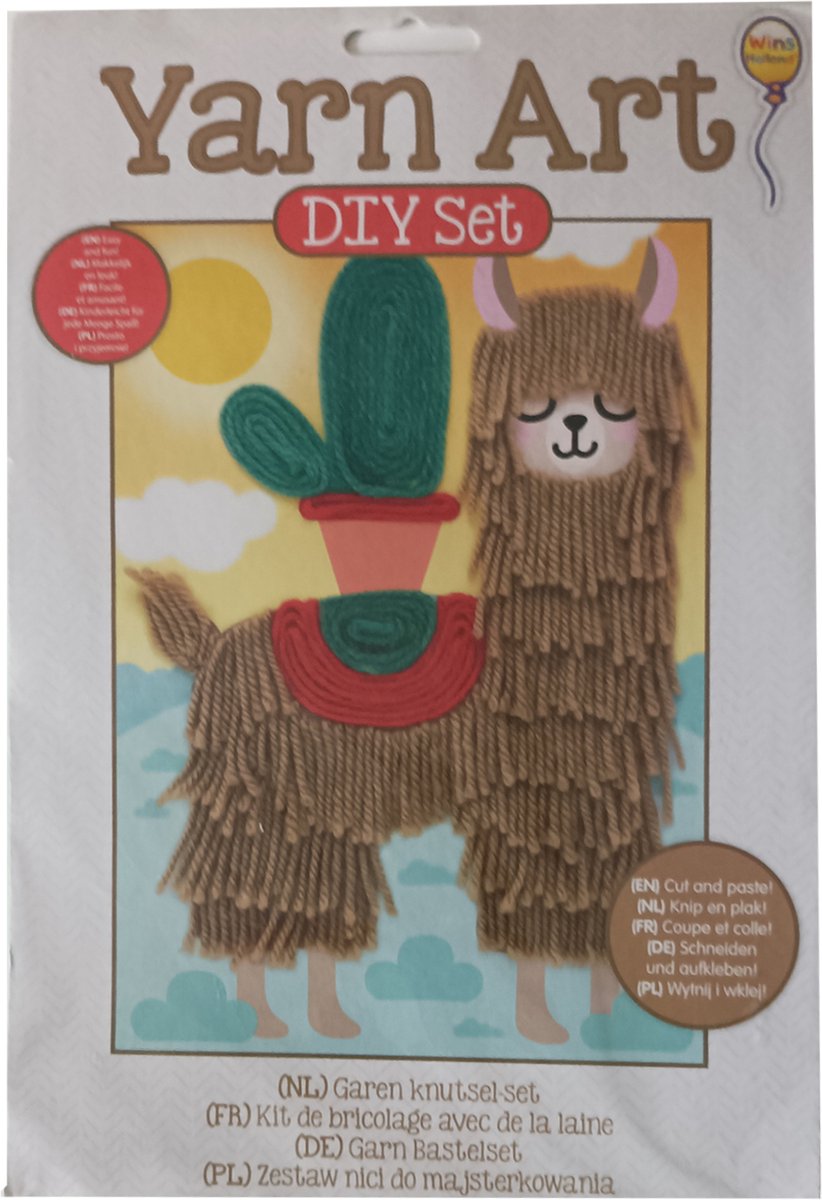Kleurrijke Garen Craft Kit Geschikt voor kinderen - Alpaca