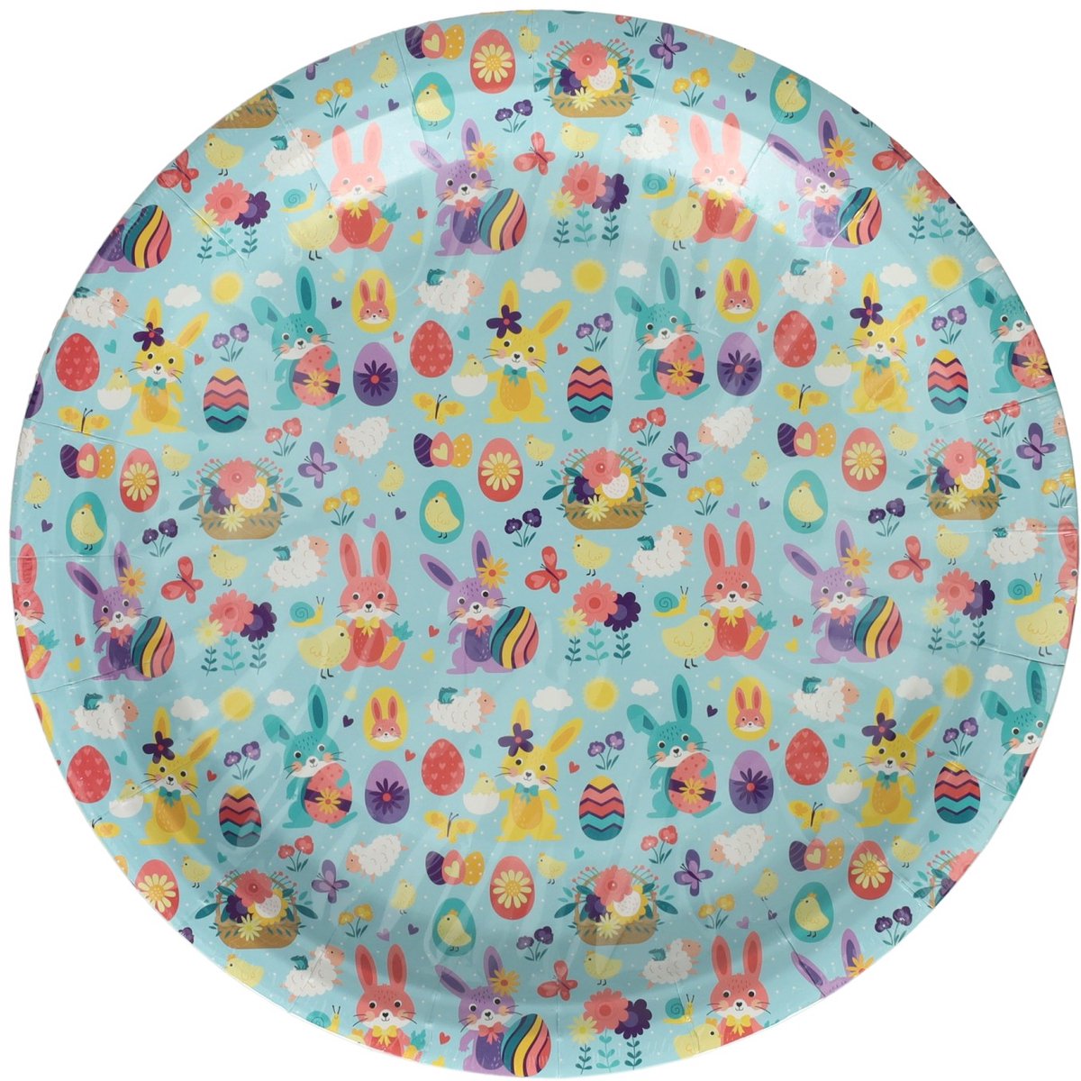 Papieren Borden Pasen, 10st.