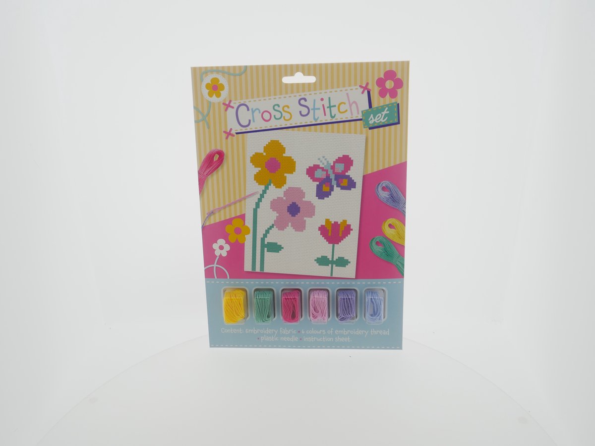 Wins Holland Wins Borduurset Vlinders & bloemen set.