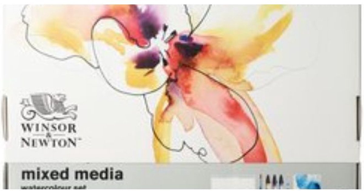 Winsor&Newton Mixed Media Set-Aquarel 7-Delig